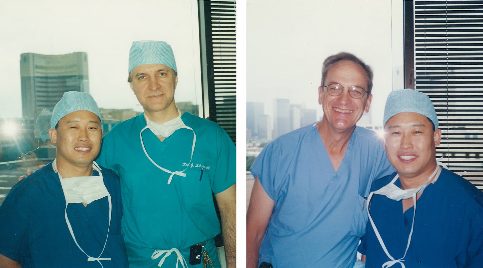 With Dr. Rohrich (Master of facelift and rhinoplasty, former editor-in-chief of the journal PRS) and Dr. Guyuron (master surgeon of facelift)